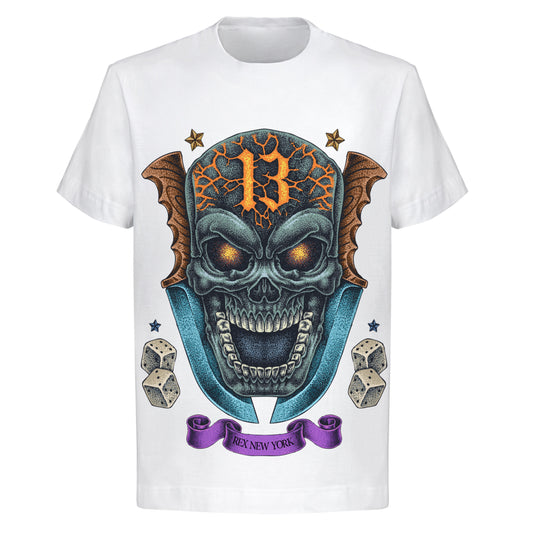 Lucky 13 Skull T-Shirt